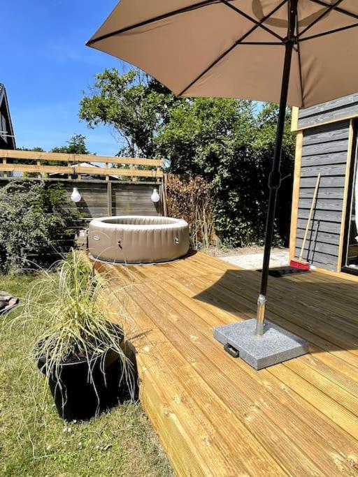 Modern Beach House For 12 Pers! With Jacuzzi Julianadorp Bagian luar foto