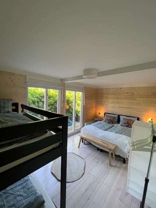 Modern Beach House For 12 Pers! With Jacuzzi Julianadorp Bagian luar foto