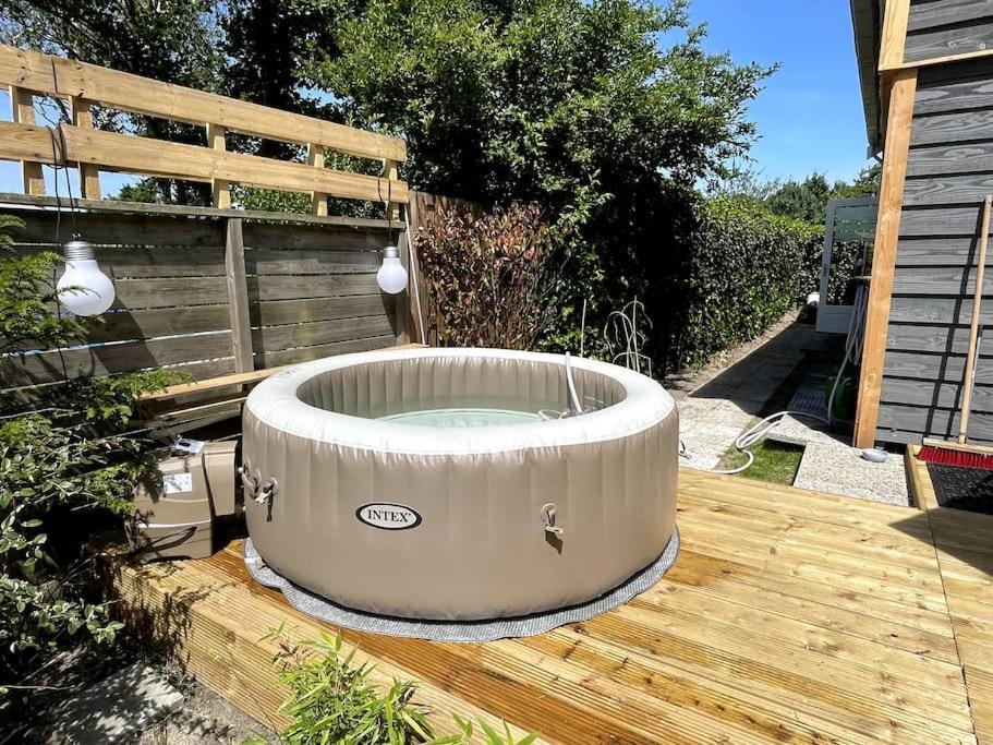 Modern Beach House For 12 Pers! With Jacuzzi Julianadorp Bagian luar foto